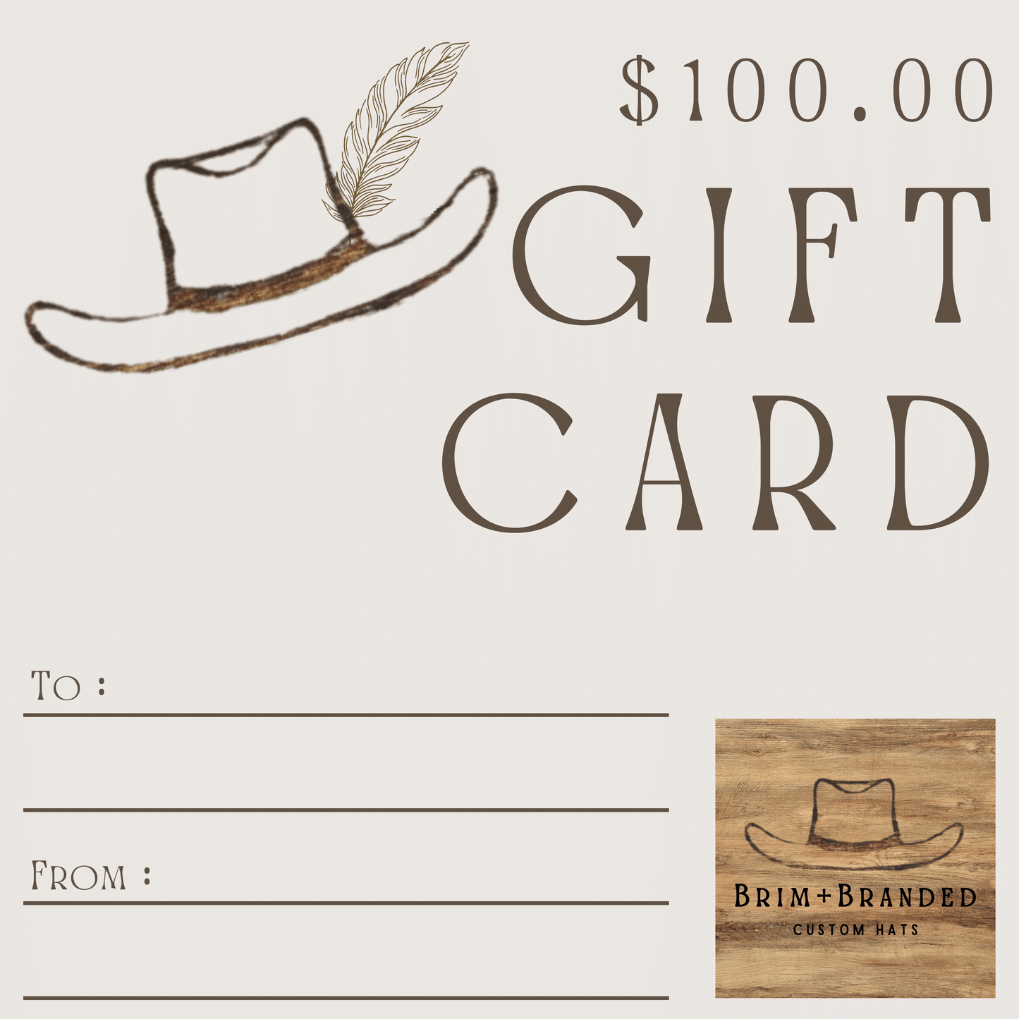 Brim + Branded E-Gift Card